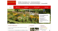 Desktop Screenshot of mueller-gartenbau-ag.ch